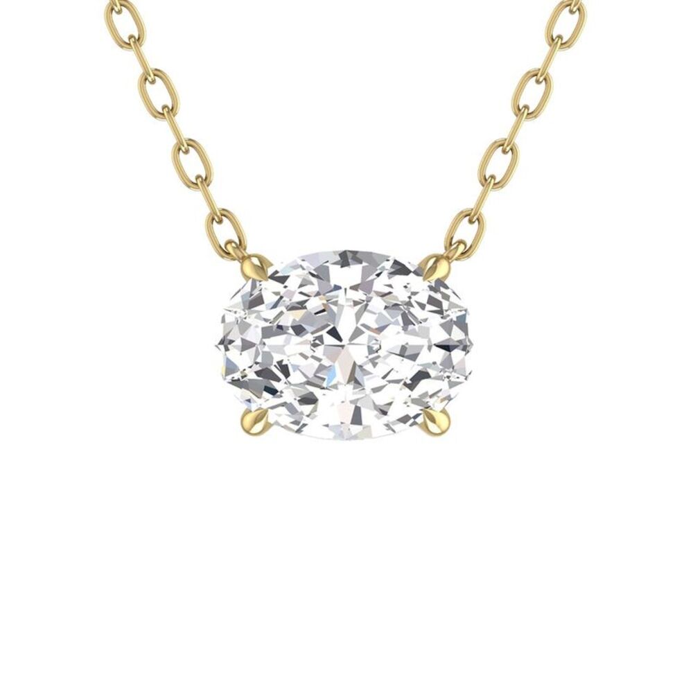 14K 0.75 Ct. Tw. Lab Grown Diamond Necklace